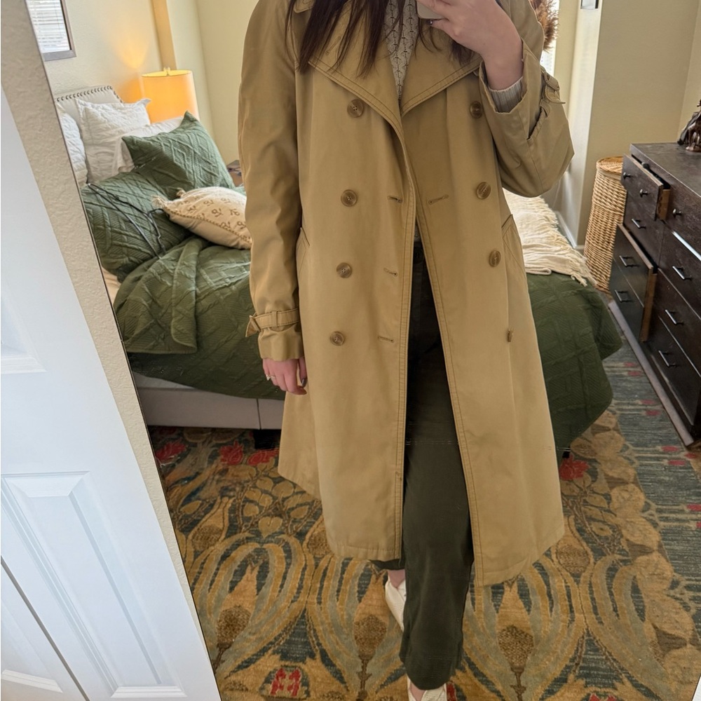 Vintage Tan Trench Coat and Liner